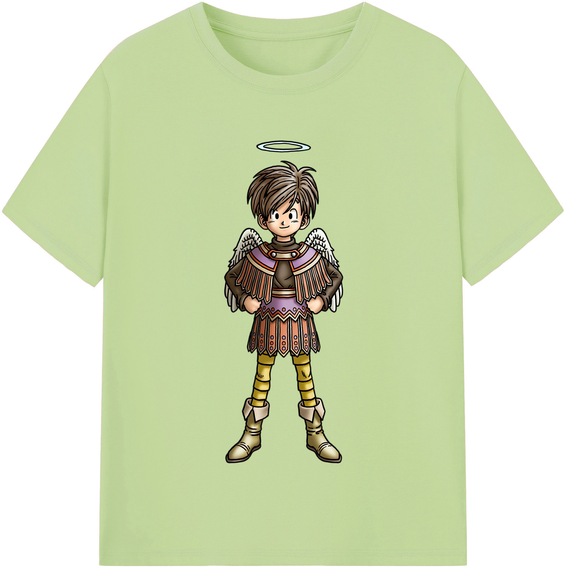 （画像用） ドラゴンクエスト Doragon Kuesuto Dragon Quest 綿100％半袖Tシャツ（フロントプリント）